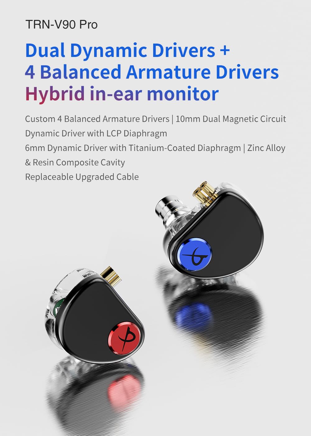 Amazon.co.jp: TRN-MT4 Pro 福袋 イヤモニ 2DD イヤホン LuckyBag